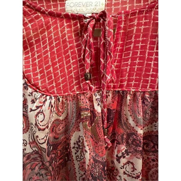 F21 Plus peasant blouse - Picture 2 of 6